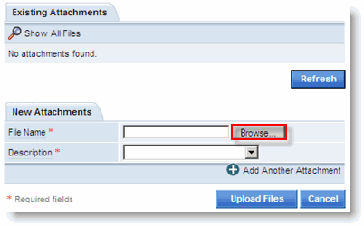 Attachments Upload